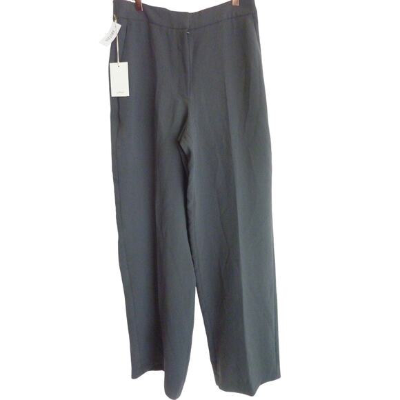 NWT Aritzia Wilfred Gray Limitless Trousers Gray Pants 33 Waist 12 - Picture 1 of 7